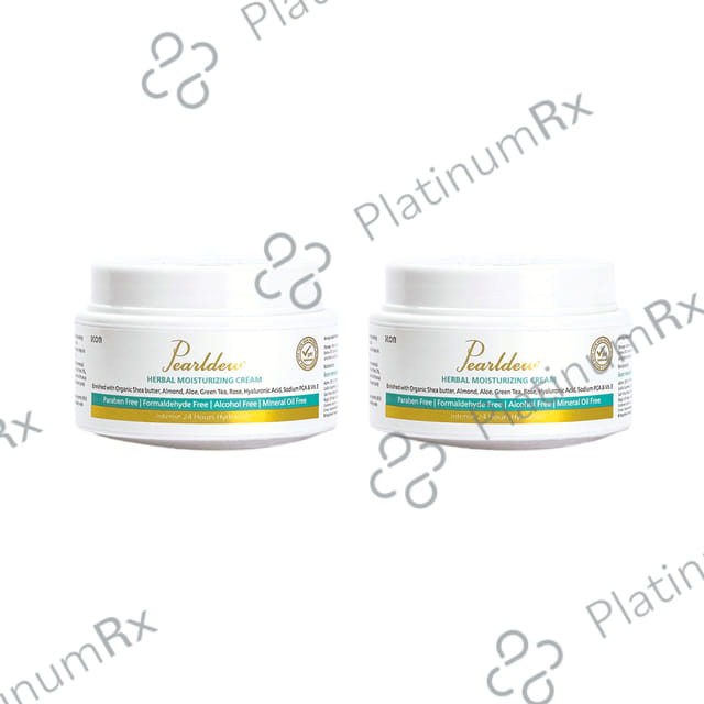 Pearldew Herbal Moisturizing Cream (50gm Each) 2 jar