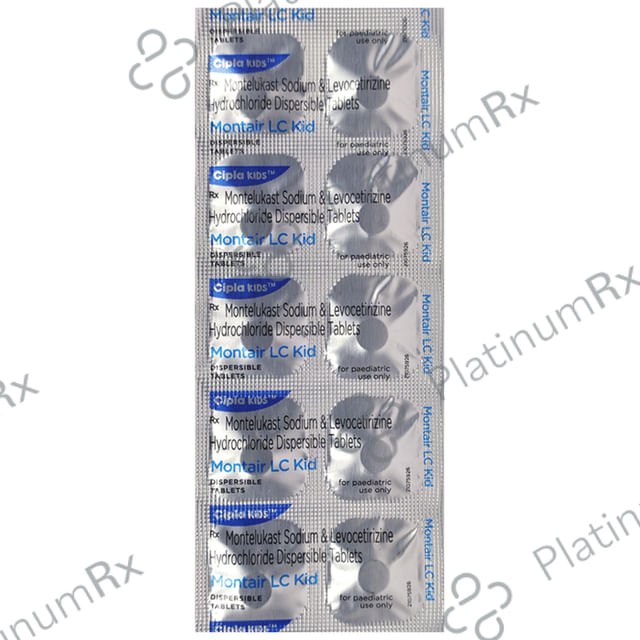 Montair LC Kid 2.5/4mg Tablet DT 10s