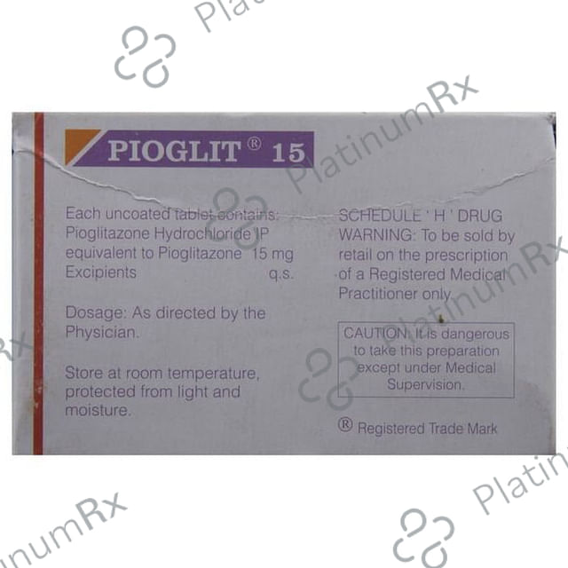 Pioglit 15mg Tablet 10s