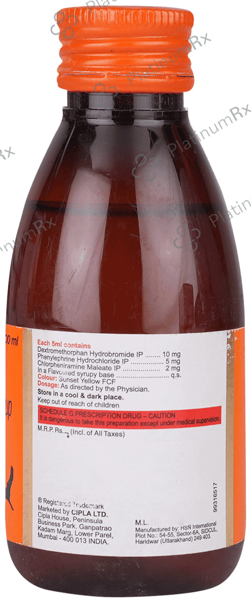 Cof Q D 5/2/10mg Syrup 100ml