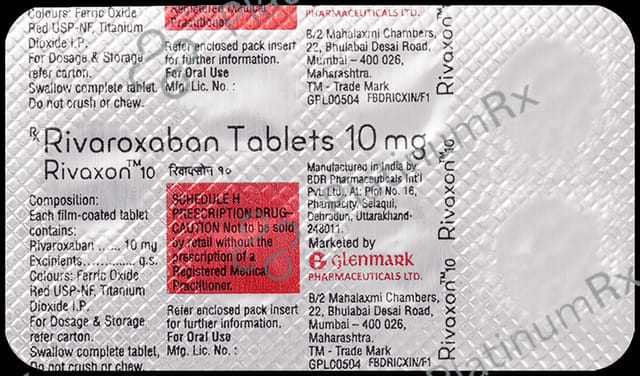 Rivaxon 10mg Tablet 7s
