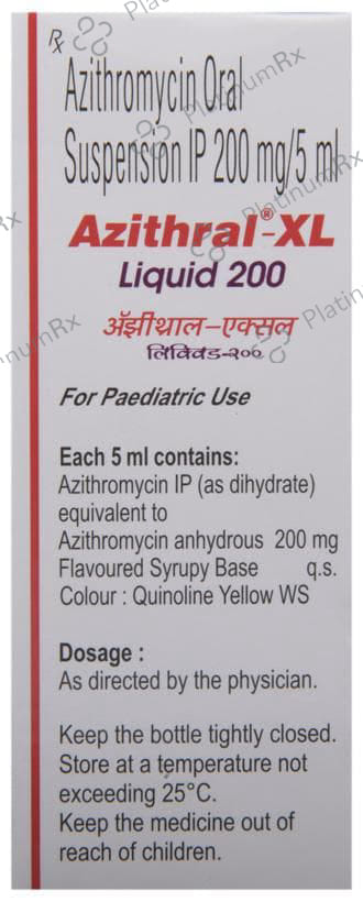 Azithral XL 200mg Liquid 30ml
