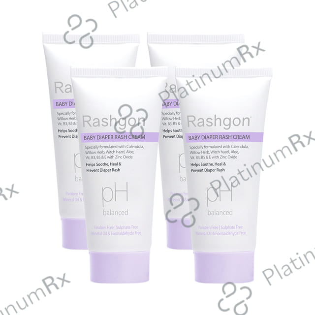 Rashgon Baby Diaper Rash Cream (50gm Each) 4 Tube