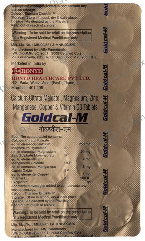 Goldcal M Tablet 10s