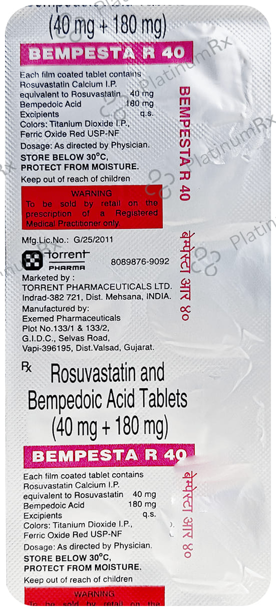 Bempesta R 40mg Tablet 10s