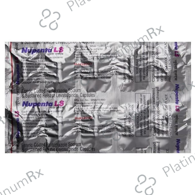 Nupenta LS 75/40mg Capsule SR 10s