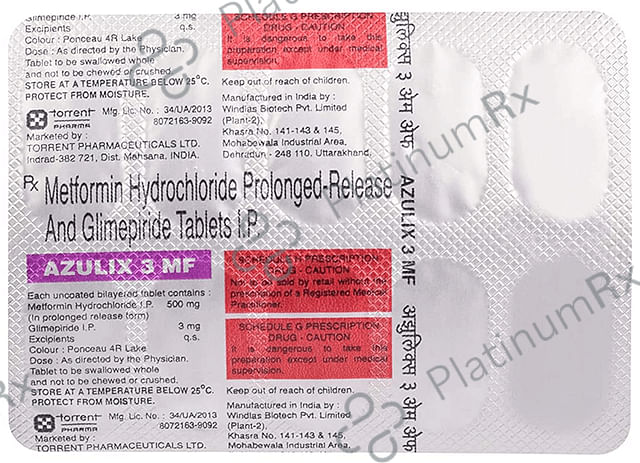 Azulix 3 MF Tablet PR 10 Tablet PR