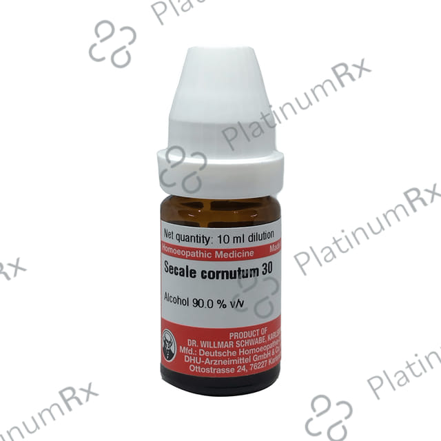 Dr Willmar Schwabe Germany Secale Cornutum Dilution 30