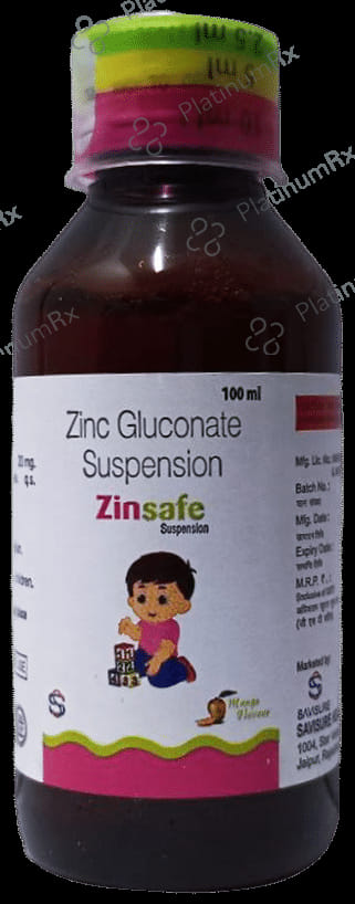 Zinsafe Oral Suspension Mango