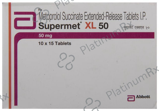 Supermet XL 50mg Tablet 15s