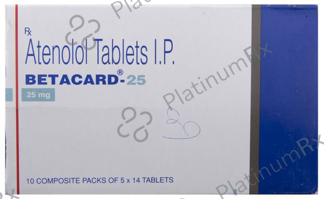 Betacard 25mg Tablet 14s