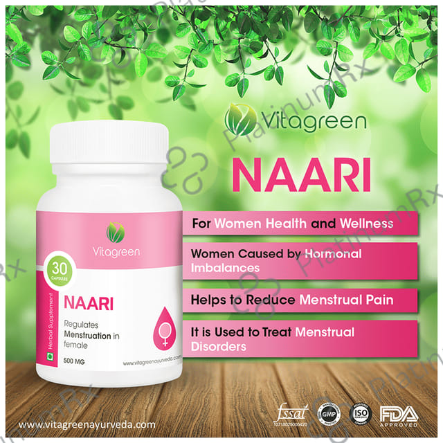 Vitagreen Naari 500mg Capsule