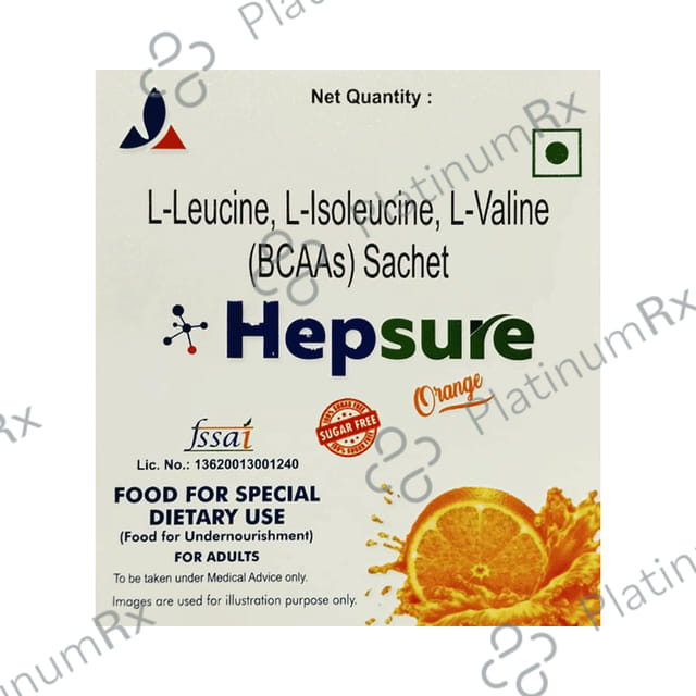 Hepsure Orange Sugar Free Sachet 8gm