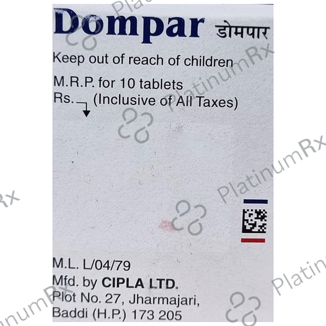 Dompar 10mg/325mg Tablet