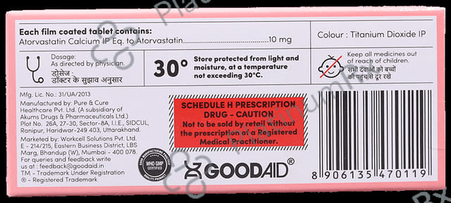 Goodvastatin 10mg Tablet 10s