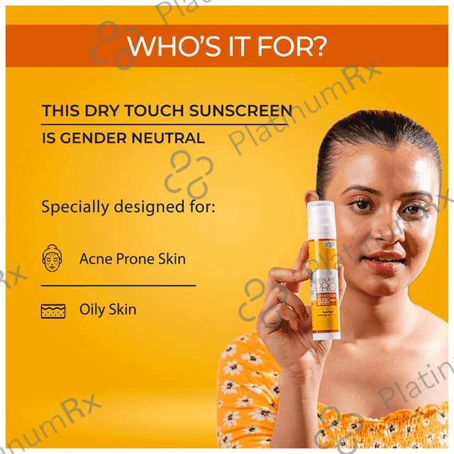 Neolayr Ultrablock Dry Touch Matte Gel Sunscreen SPF 30 PA++++ Cream 50gm