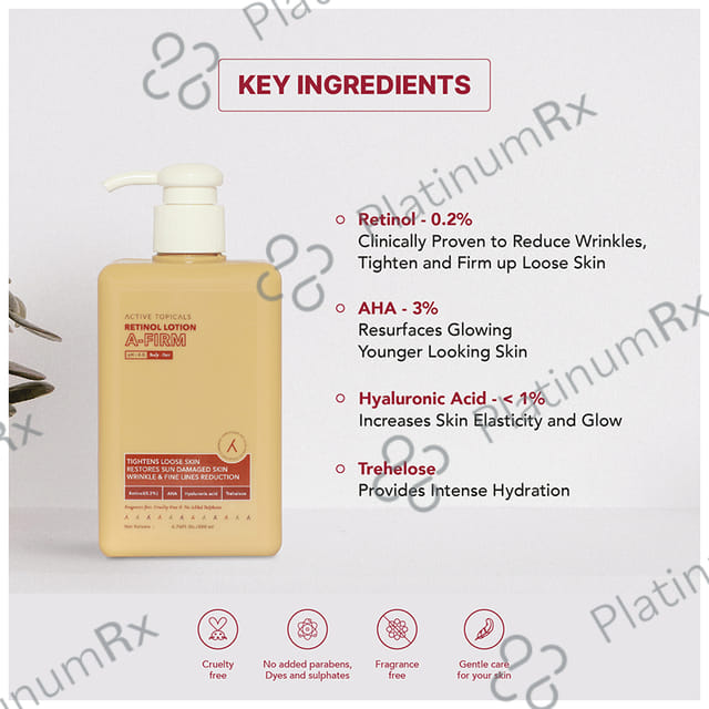 Active Topicals A Firm Retinol Lotion 200ml