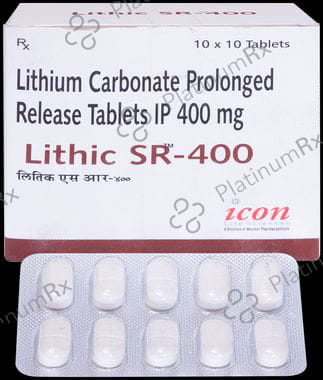 Lithic 400mg Tablet SR