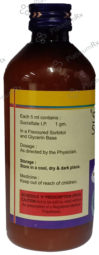 Sucragel Oral Suspension Sugar Free