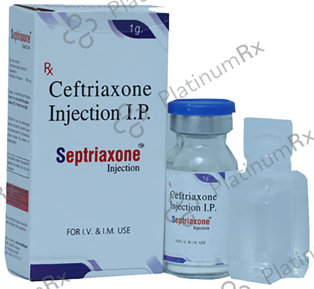 Septriaxone 1000mg Injection 1s