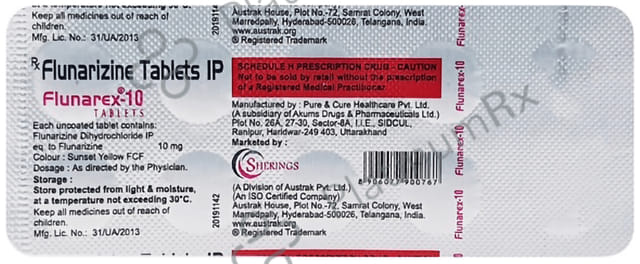 Flunarex 10mg Tablet