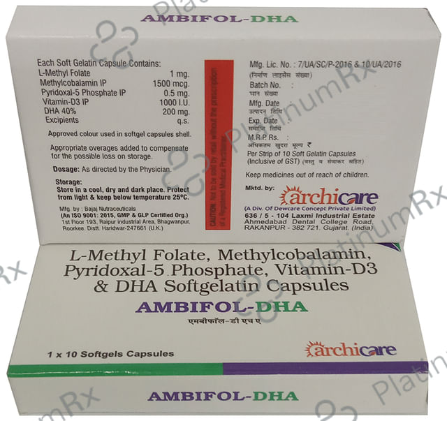 Ambifol Dha Soft Gelatin Capsule 10s