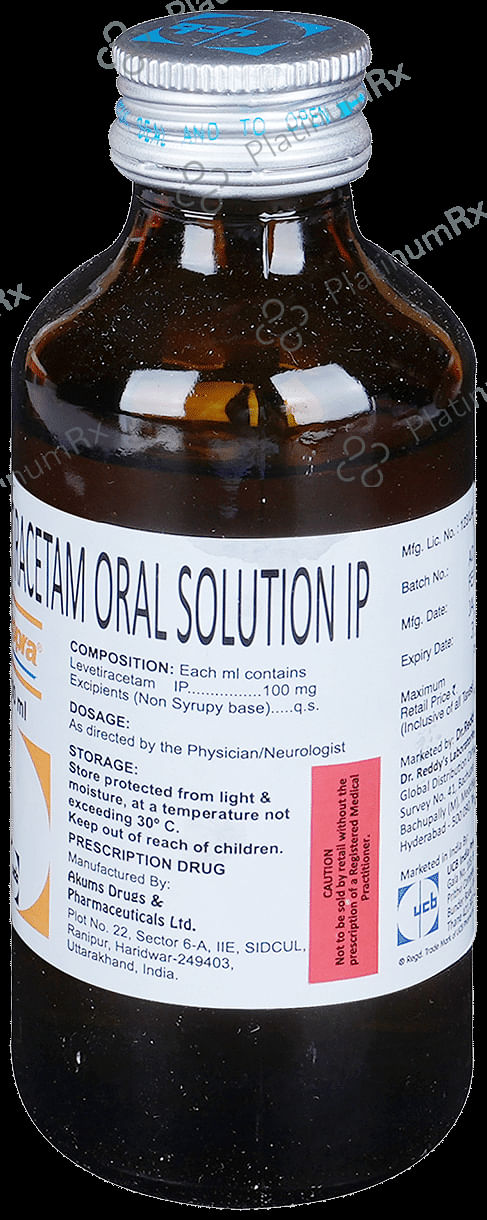 Keppra 100mg Syrup 100ml
