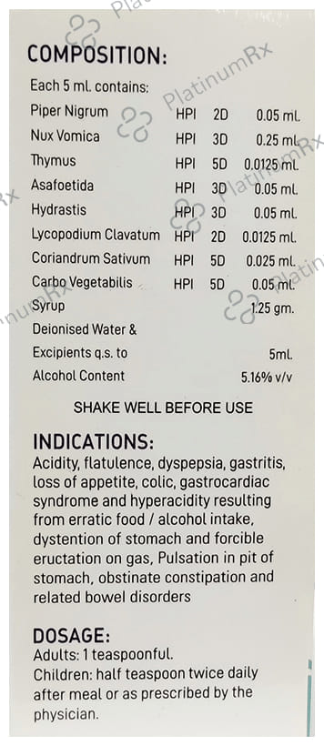 LDD Bioscience Digerite Syrup 115 ml