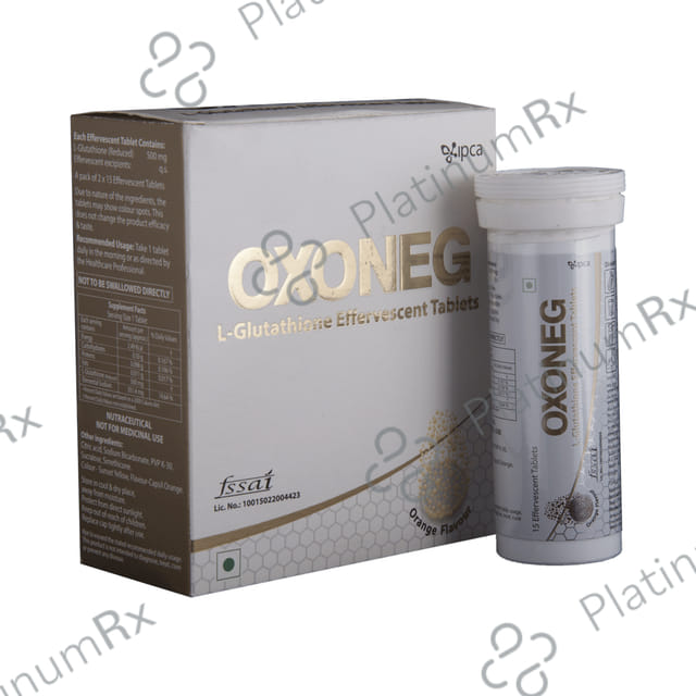 Oxoneg 500mg Orange Flavour Tablet 15s