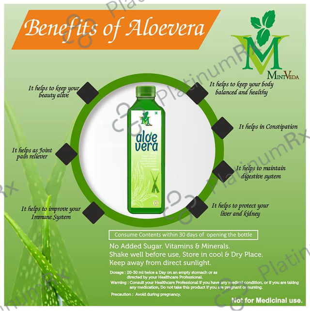 Mint Veda Aloe Vera Juice