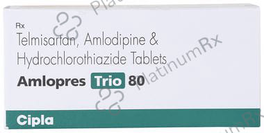 Amlopres Trio 5/12.5/80mg Tablet 10s