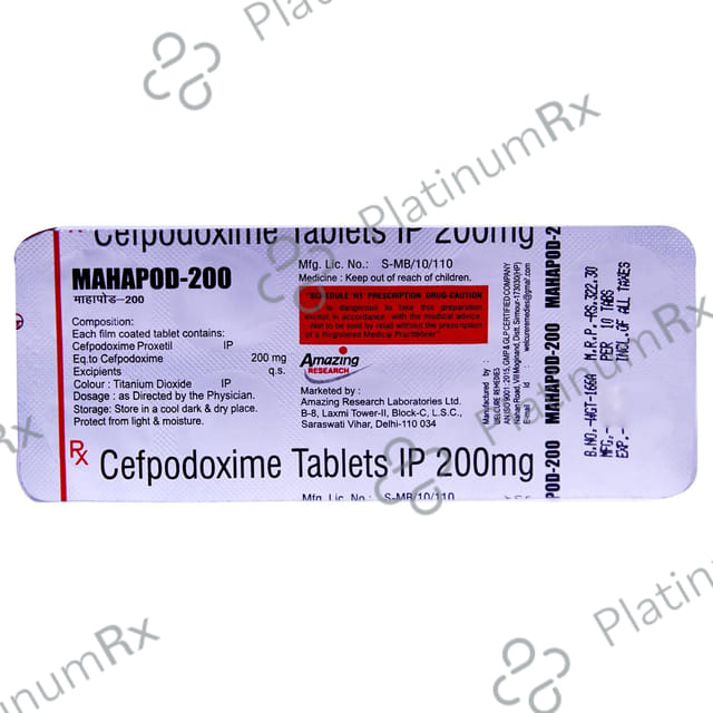 Mahapod 200mg Tablet
