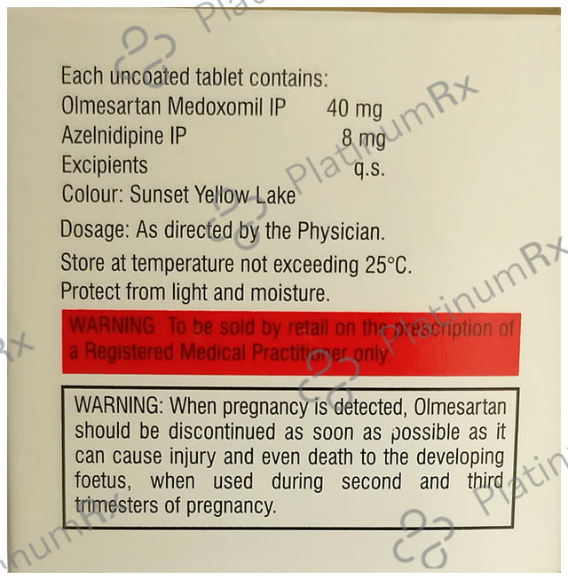 Olmezest AZ 8/40mg Tablet 10s