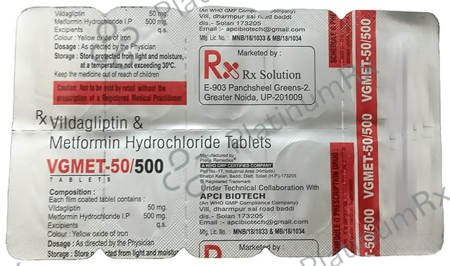 Vgmet 50/500 Tablet