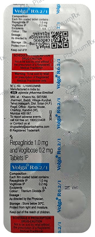 Volga R 1mg/0.2mg Tablet