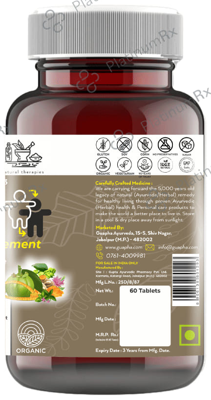 Guapha Ayurveda Weight Wellness Tablet