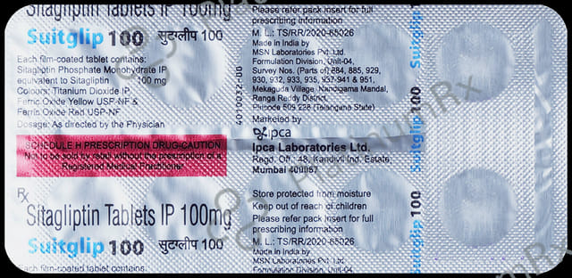Suitglip 100mg Tablet 10s