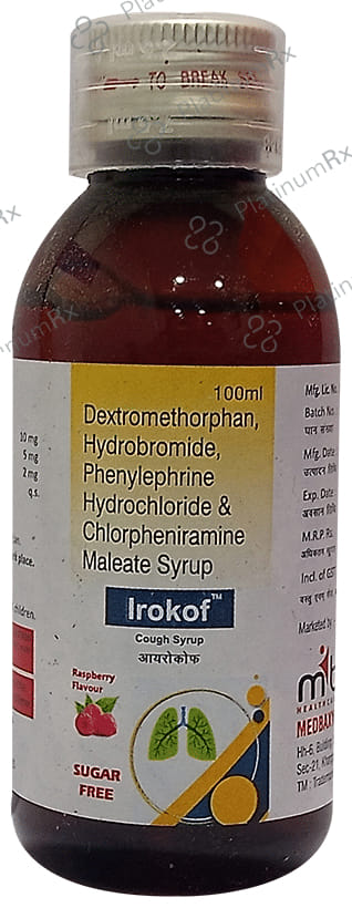 Irokof Syrup Raspberry Sugar Free