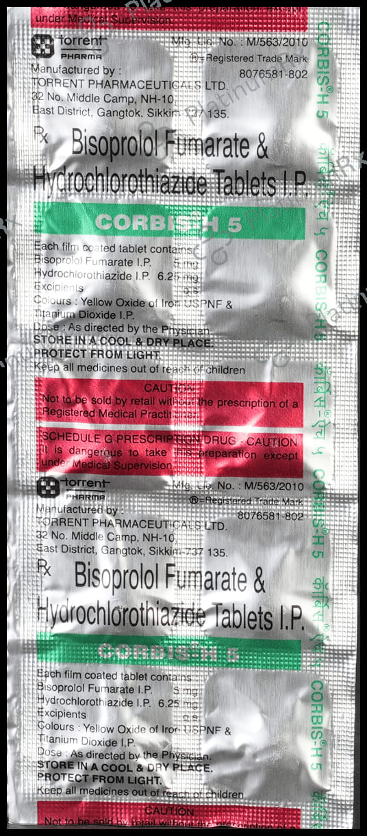 Corbis H 5/6.25mg Tablet 10s