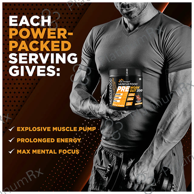 Dr. Morepen Muscle Food Pre Workout 300 Curious Cola