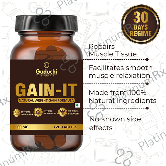 Guduchi The Ayurvedism Gain-IT Tablet (120 Each) 1 Bottle