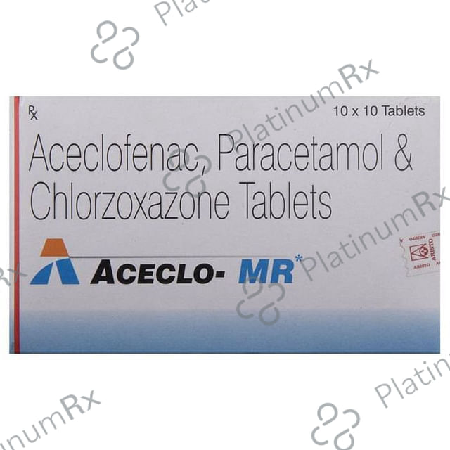 Aceclo MR 100/500/325mg Tablet 10s