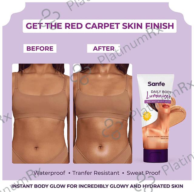 Sanfe Daily Body Luminiser for Women SPF 50 Cream 50gm