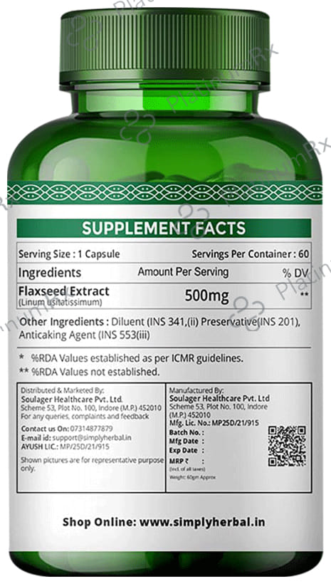 Simply Herbal Vegan Omega Vegetarian Capsules