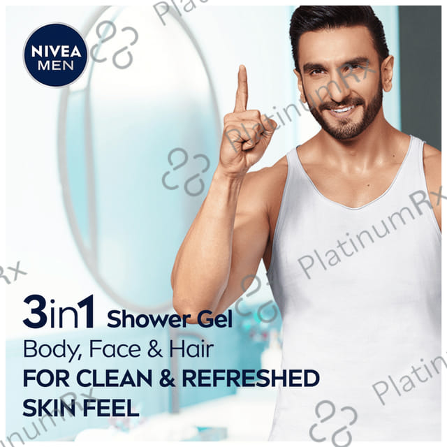 Nivea Men Shower Gel for Body Skin & Hair Active Clean 250 ml