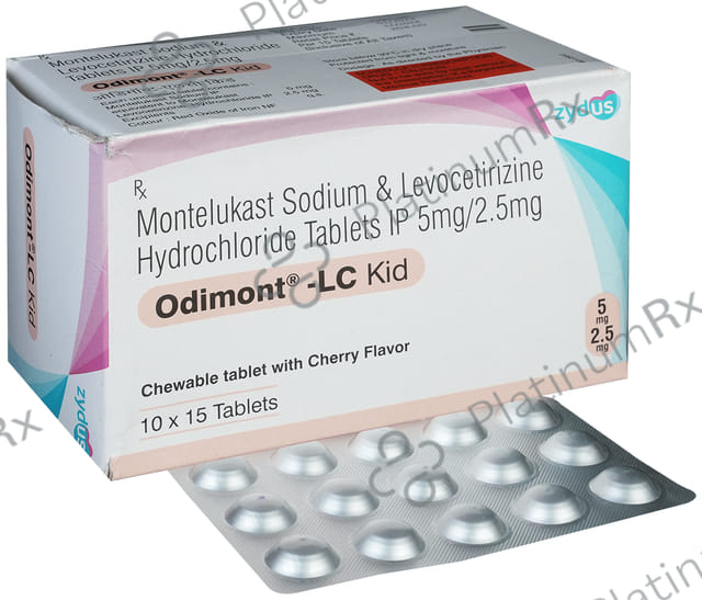 Odimont LC Kid 2.5/5mg Tablet 15s
