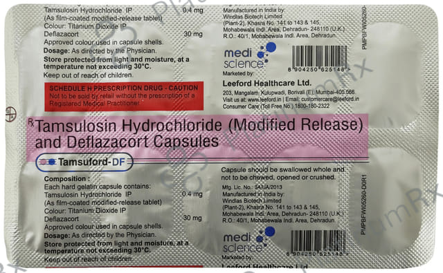 Tamsuford DF 0.4mg/30mg Capsule