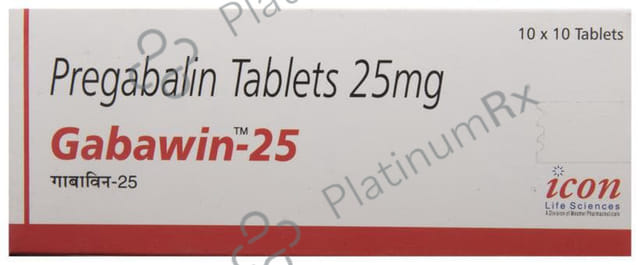 Gabawin 25mg Tablet 10s