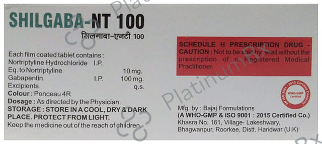Shilgaba NT 100mg/10mg Tablet
