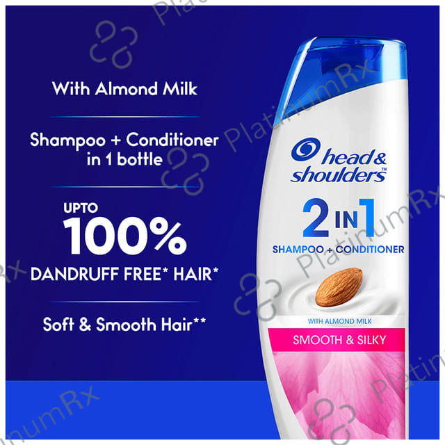 Head & Shoulders Smooth & Silky 2 in 1 Anti-Dandruff Shampoo+Conditioner 340 ml
